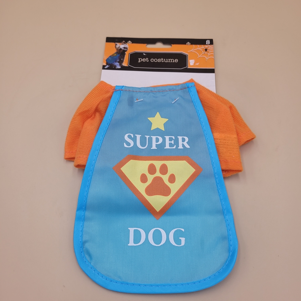 Super Dog‎ Pet Costume - Orange and Blue